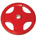 Body-Solid Color Rubber Grip Olympic Plates 45 lb Rubber Grip Plate Single