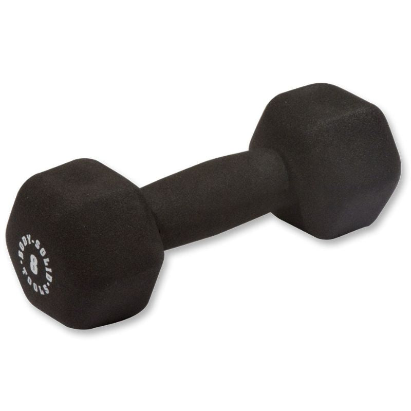 Body-Solid Commercial Neoprene Dumbbell Package 8 lb Neoprene Dumbbell