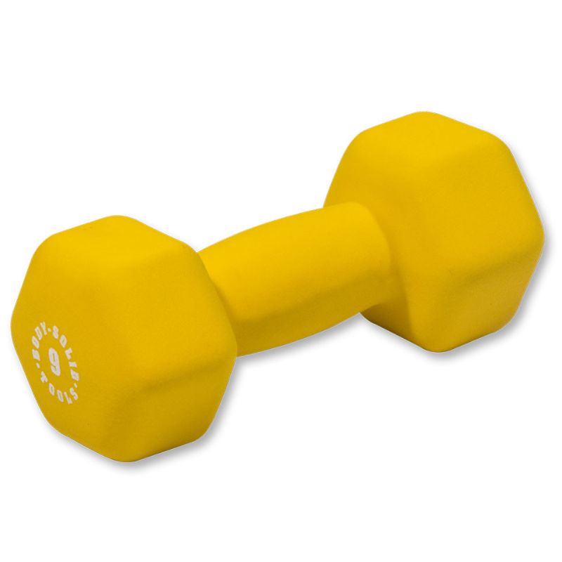Body-Solid Commercial Neoprene Dumbbell Package 9 lb Neoprene Dumbbell