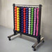 Body-Solid Commercial Neoprene Dumbbell Package Set main Display inside Gym 