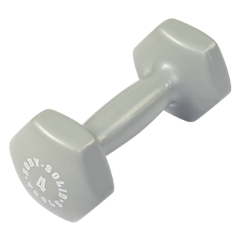 Body-Solid Commercial Vinyl Dumbbell Package 4 lb Vinyl Dumbbell