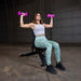 Body-Solid Commercial Vinyl Dumbbell Package Sample Workout 3
