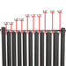 Body-Solid Commercial Vinyl/Neoprene Dumbbell Rack - GDR500 Rack Dimensions