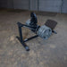 Body-Solid Compact Leg Press - GCPL100 Back View with Plates