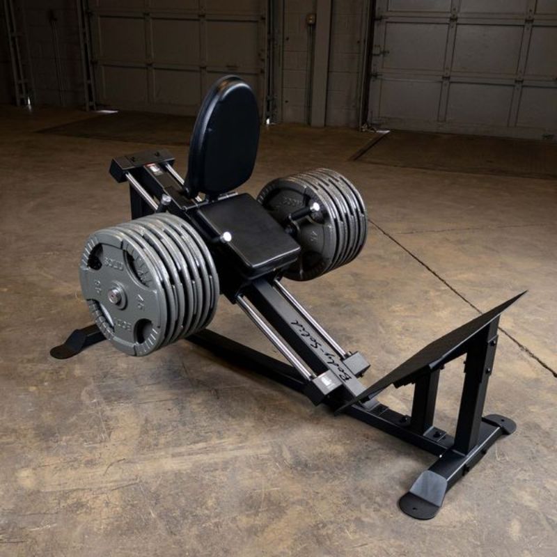 Body-Solid Compact Leg Press - GCPL100 Front View Maxed out