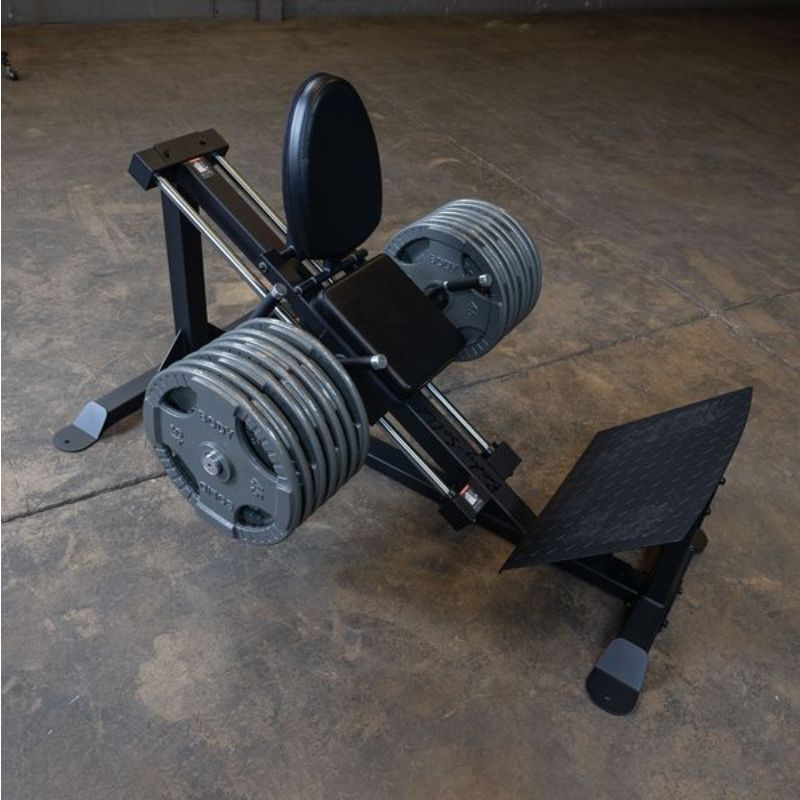 Body-Solid Compact Leg Press - GCPL100 Fully Loaded of Olympic Plates