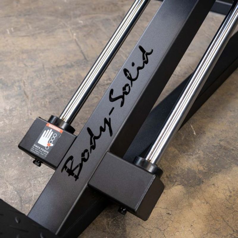 Body-Solid Compact Leg Press - GCPL100 Logo Seat Slide