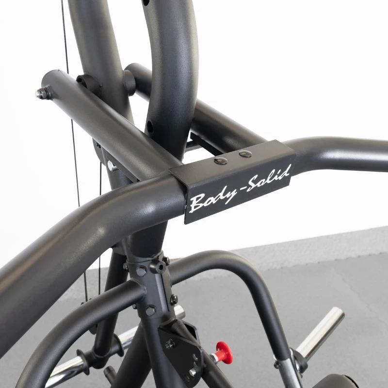 Body-Solid Corner Leverage Gym - GLGS100 Black Sturdy Material