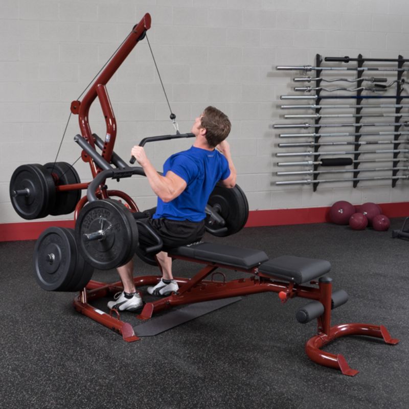 Body-Solid Corner Leverage Gym - GLGS100 Lat Pulldown Station