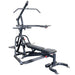 Body-Solid Corner Leverage Gym Package with Bench - GLGS100P4 Black