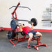 Body-Solid Corner Leverage Gym Package with Bench - GLGS100PB4 Machine Press