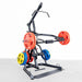 Body-Solid Corner Leverage Gym Package with Bench - GLGS100PB4 with Color Olympic Grip plates