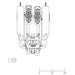 Body-Solid Endurance E400 Elliptical Trainer Schematics