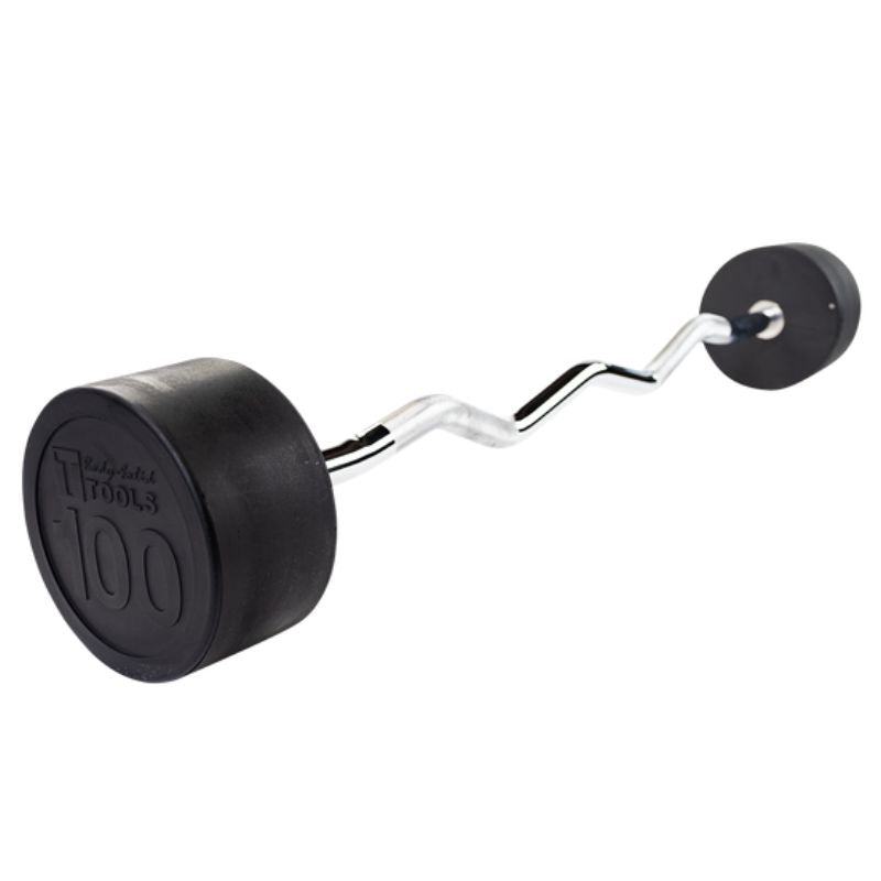 Body-Solid Fixed Weight EZ Curl Barbells - SBZ 100 lb ez curl barbell