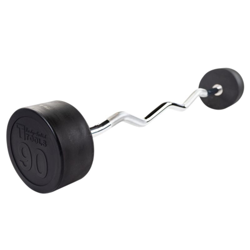 Body-Solid Fixed Weight EZ Curl Barbells - SBZ 90 lb ez curl barbell
