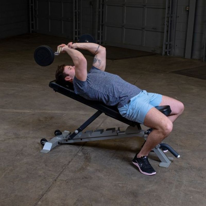 Body-Solid Fixed Weight EZ Curl Barbells - SBZ Gallery 2