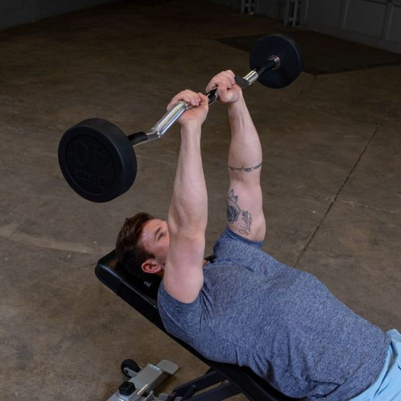 Body-Solid Fixed Weight EZ Curl Barbells - SBZ Gallery 4