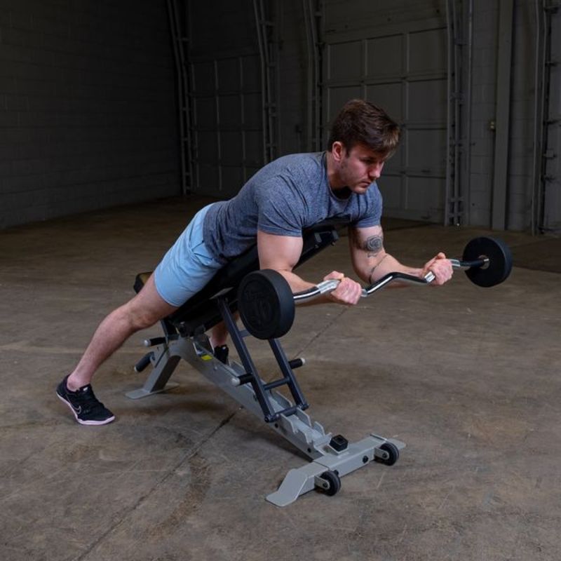 Body-Solid Fixed Weight EZ Curl Barbells - SBZ Gallery 6