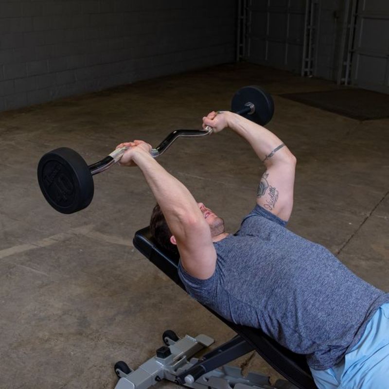 Body-Solid Fixed Weight EZ Curl Barbells - SBZ Gallery 7