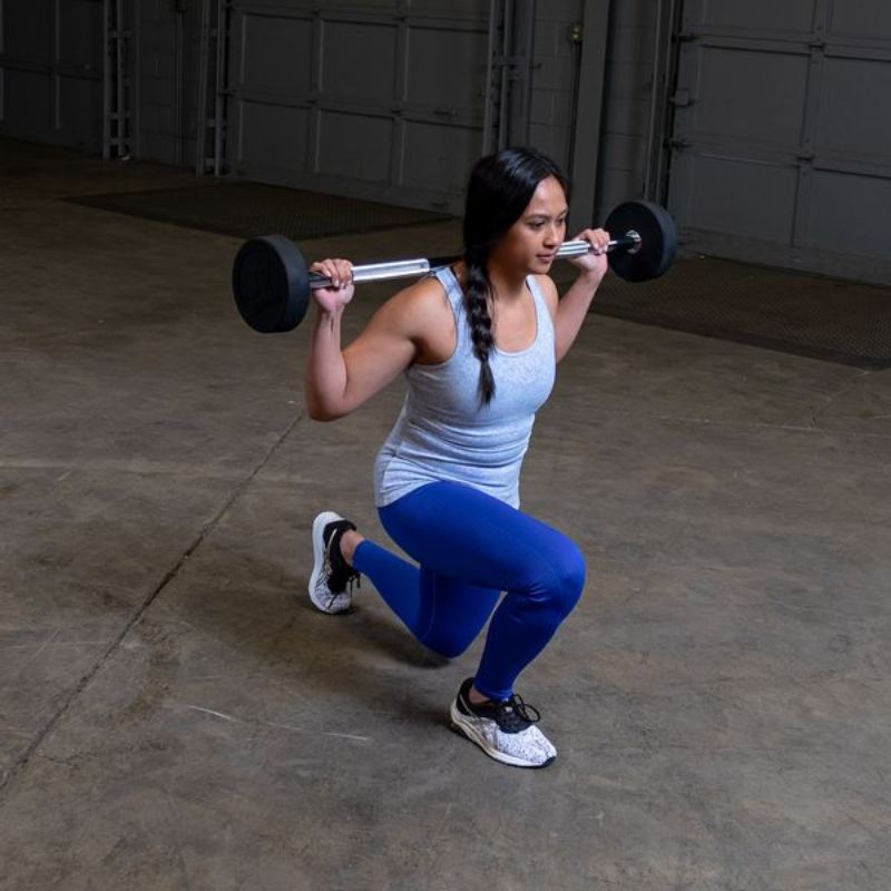 Body-Solid Fixed Weight Straight Barbells - SBB Gallery 2