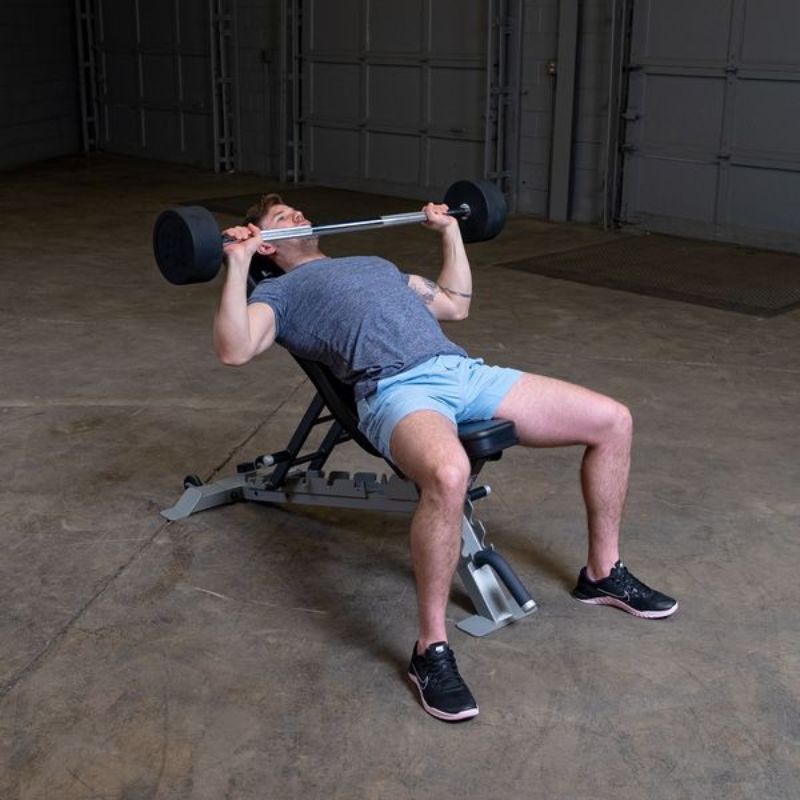 Body-Solid Fixed Weight Straight Barbells - SBB Gallery 4