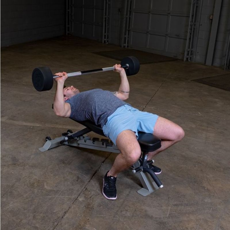 Body-Solid Fixed Weight Straight Barbells - SBB Gallery 5
