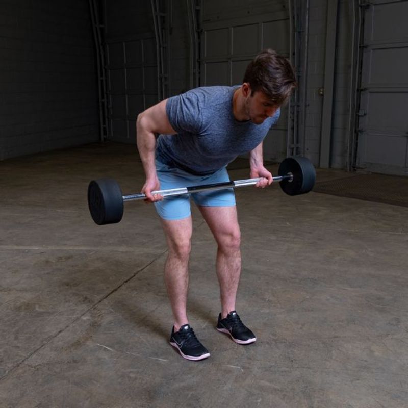 Body-Solid Fixed Weight Straight Barbells - SBB Gallery 6