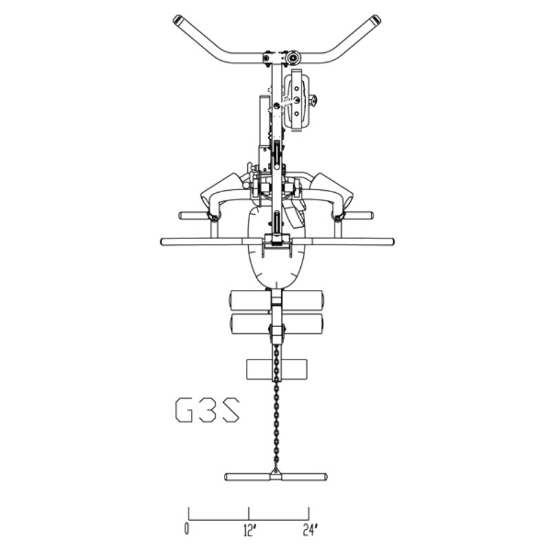 Body-Solid G3S Selectorized Home Gym Schematics