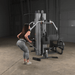Body-Solid G9S Two-Stack Gym Standing Row Female