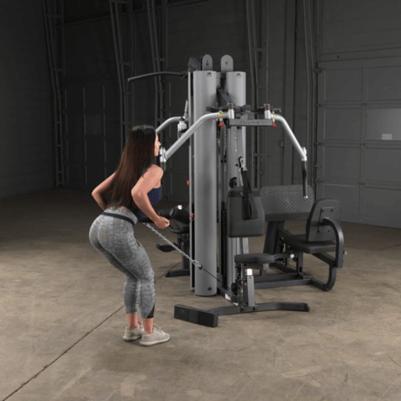 Body-Solid G9S Two-Stack Gym Standing Row Female