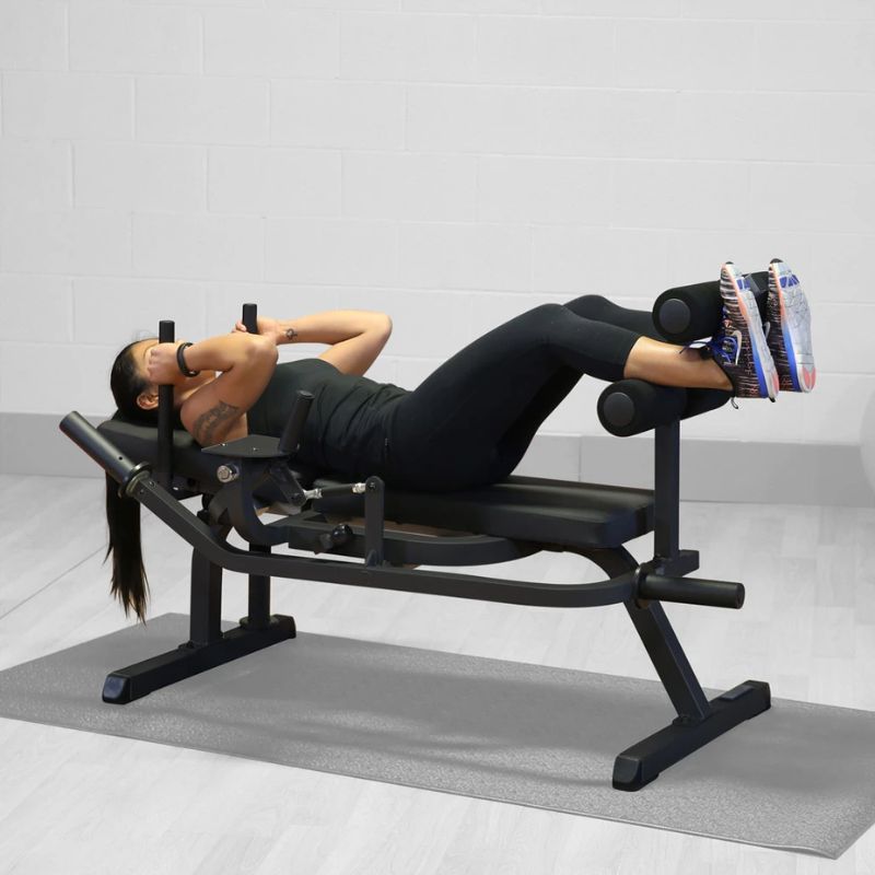 Body-Solid GAB100B Horizontal Ab Bench Workout 3