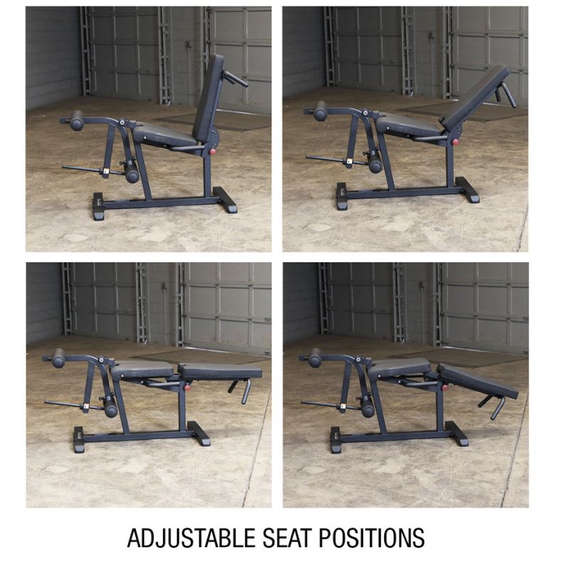 Body-Solid GLCE365B Leg Extension Curl Machine Adjustable Seat Positions