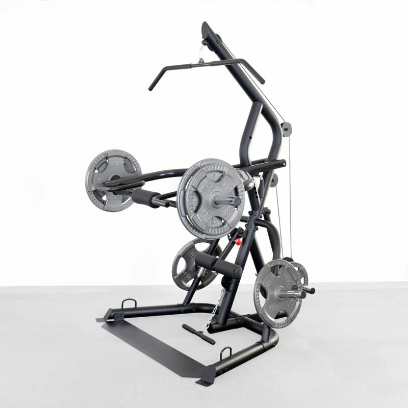 Body-Solid GLGS100B Corner Leverage Gym with Olympic Weight Plates