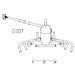 Body-Solid G Series Inner and Outer Thigh Attachment (for G9 Gym) - GIOT9 Schematics