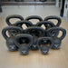 Body-Solid Iron Powder Coat Kettlebells 5-100 Pounds Set 5 lbs to 100 lbs inside Gym