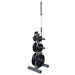 Body-Solid Olympic Plate Tree & Bar Holder - WT46 Empty Weight Plate Tree Side View