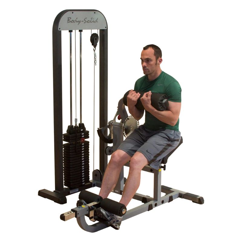 Body-Solid PRO-Select Ab & Back Machine - GCAB-STK Front View
