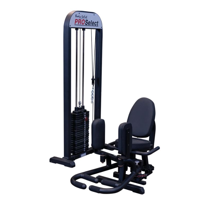 Body-Solid PRO-Select Inner & Outer Thigh Machine - GIOT-STK on a white backgroun