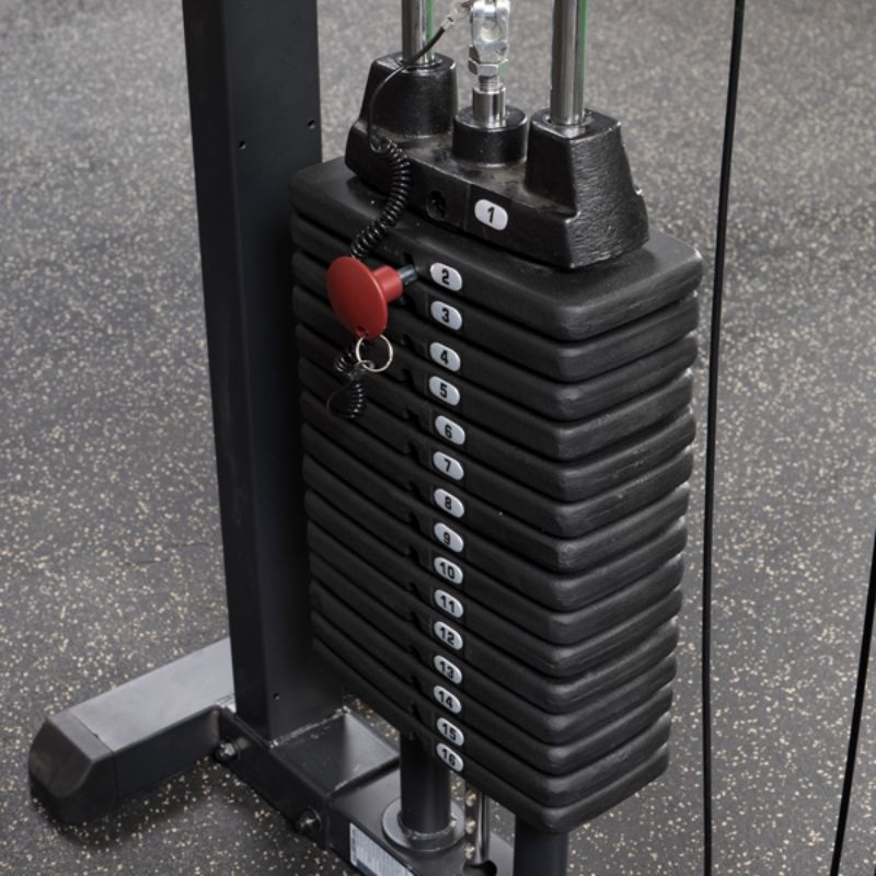 Body-Solid PRO-Select Multi Functional Press - GMFP-STK 210lb Weight Stack