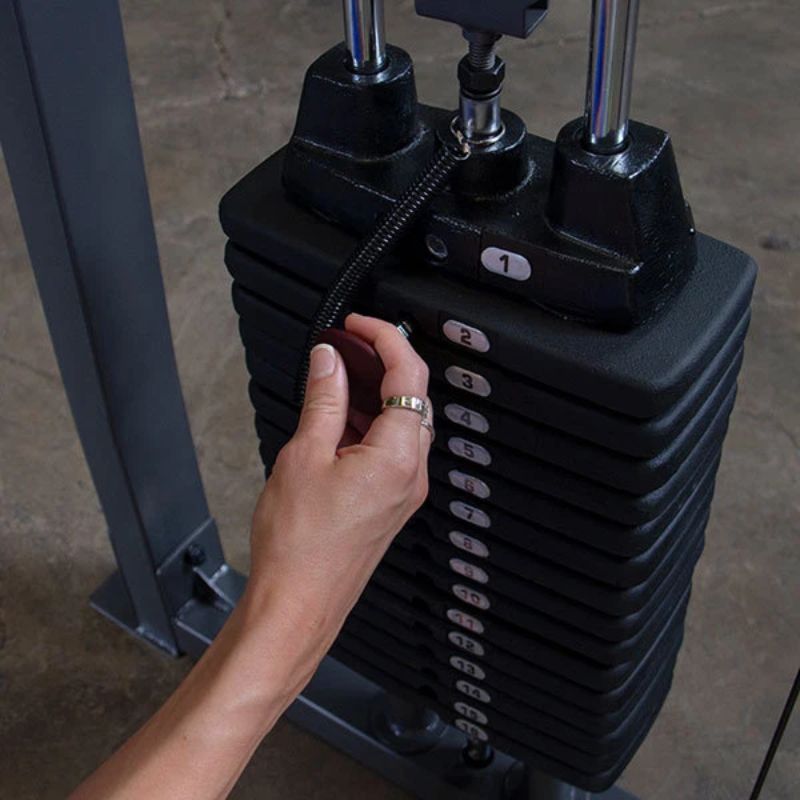 Body-Solid Powerline PFT100 Functional Trainer Available with 160lb to 210lb Weight Stack