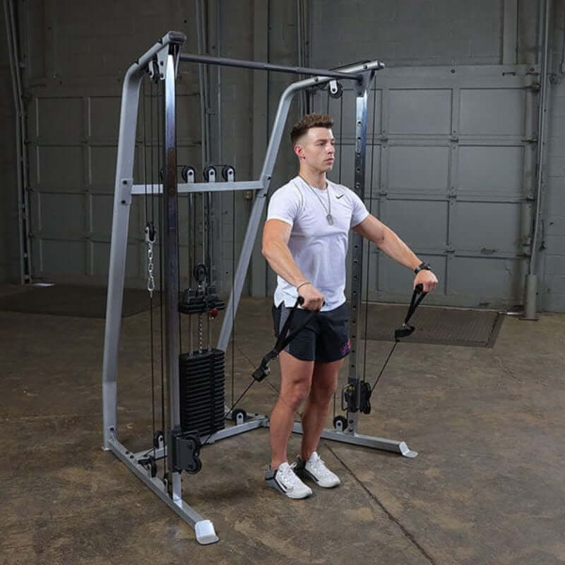 Body-Solid Powerline PFT50 Functional Trainer Cable Shoulder Raise