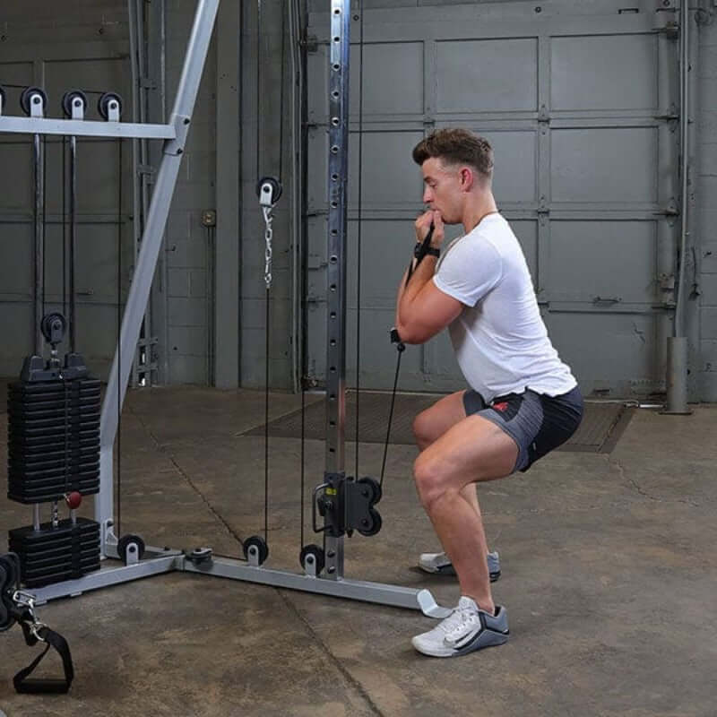 Body-Solid Powerline PFT50 Functional Trainer Goblet Squat