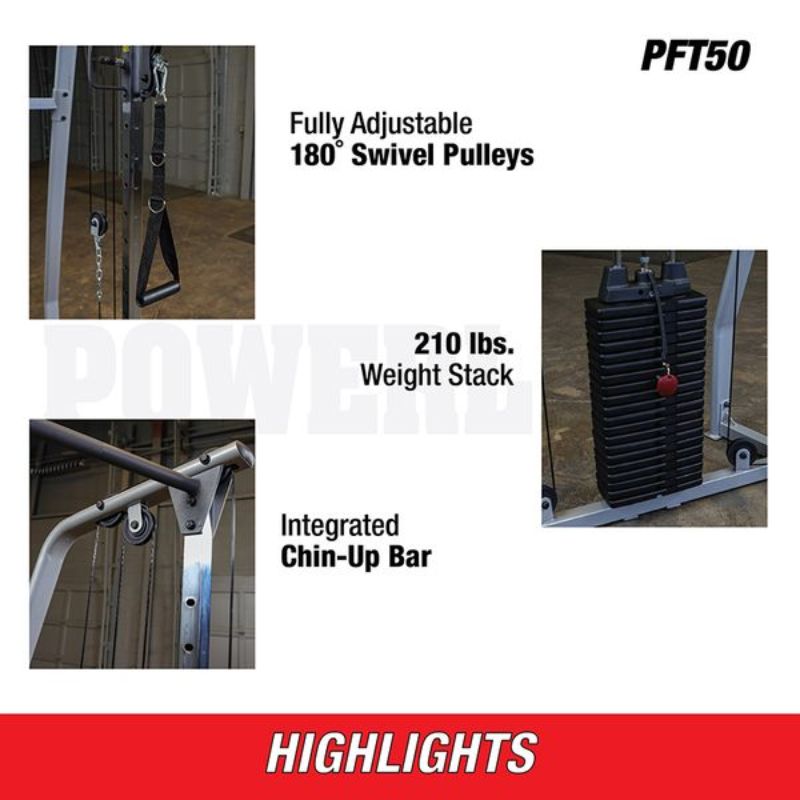 Body-Solid Powerline PFT50 Functional Trainer Highlights
