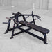 Body-Solid Pro ClubLine Leverage Bench Press - LVBPB Angled View without olympic plates