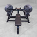 Body-Solid Pro ClubLine Leverage Bench Press - LVBPB Front View with olympic grip plates