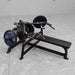 Body-Solid Pro ClubLine Leverage Bench Press - LVBPB top view olympic plates