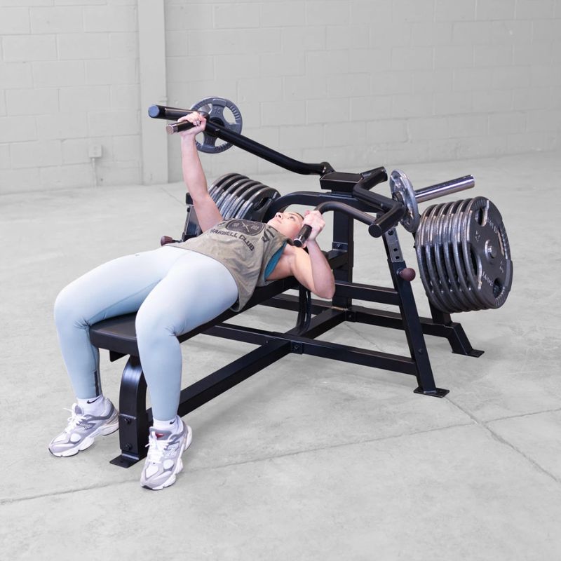 Body-Solid Pro ClubLine Leverage Bench Press - LVBPB used in workout 10