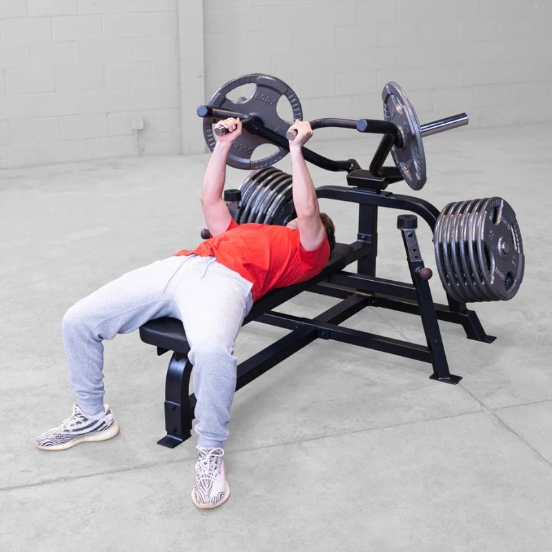 Body-Solid Pro ClubLine Leverage Bench Press - LVBPB used in workout 7