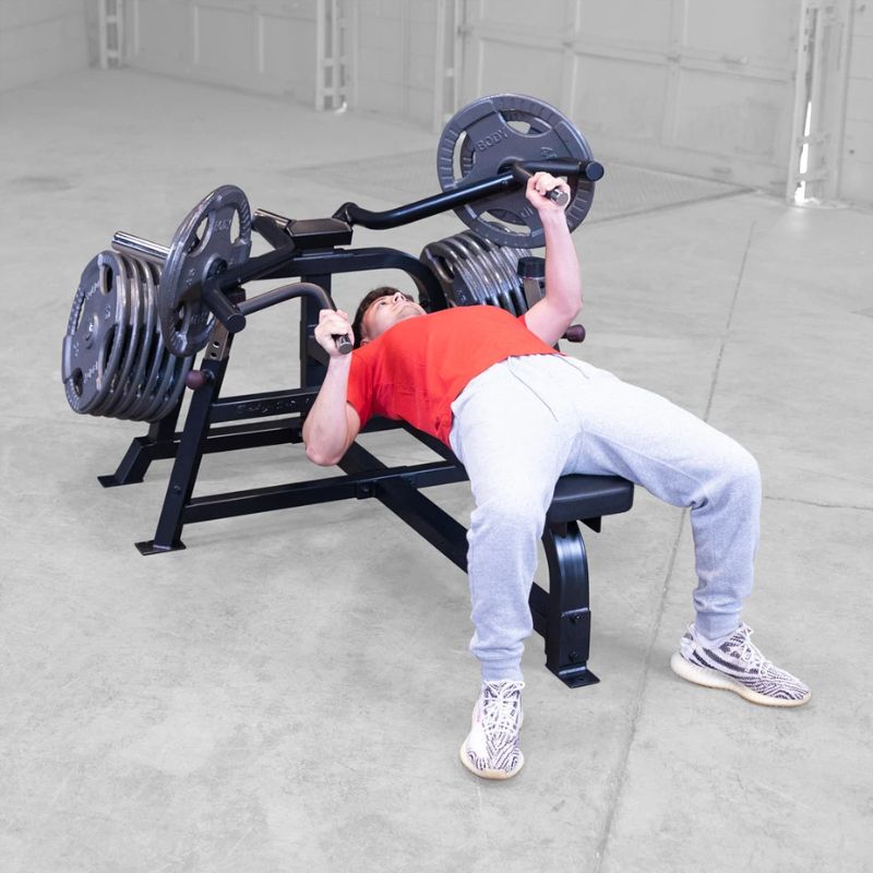 Body-Solid Pro ClubLine Leverage Bench Press - LVBPB used in workout
