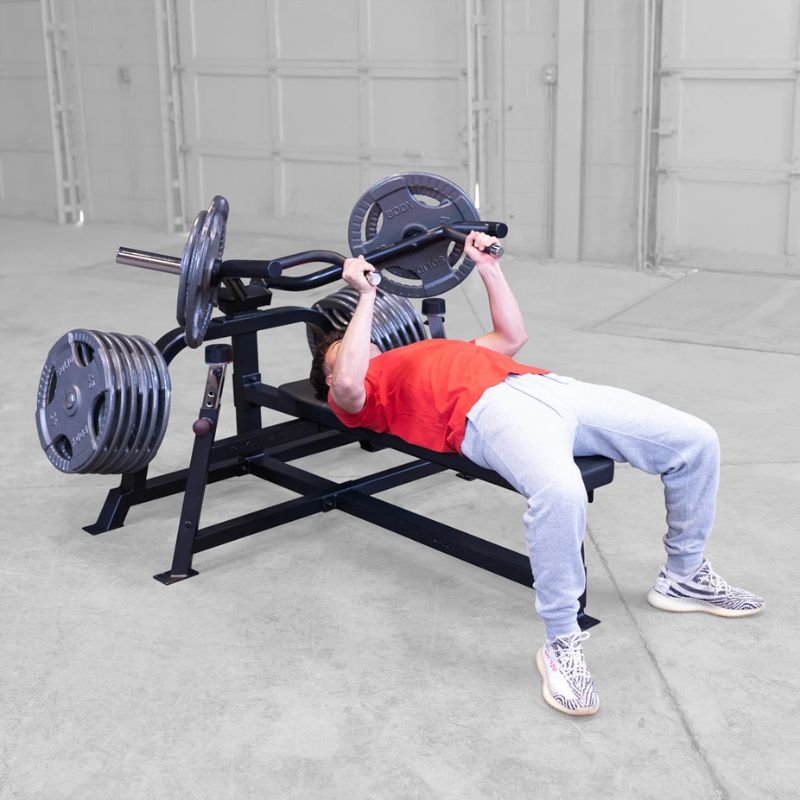 Body-Solid Pro ClubLine Leverage Bench Press - LVBPB used in workout 8